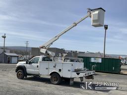 (Plains, PA) Altec AT200A, Telescopic Non-Insulated Bucket Truck mounted behind cab on 2015 Ford F45