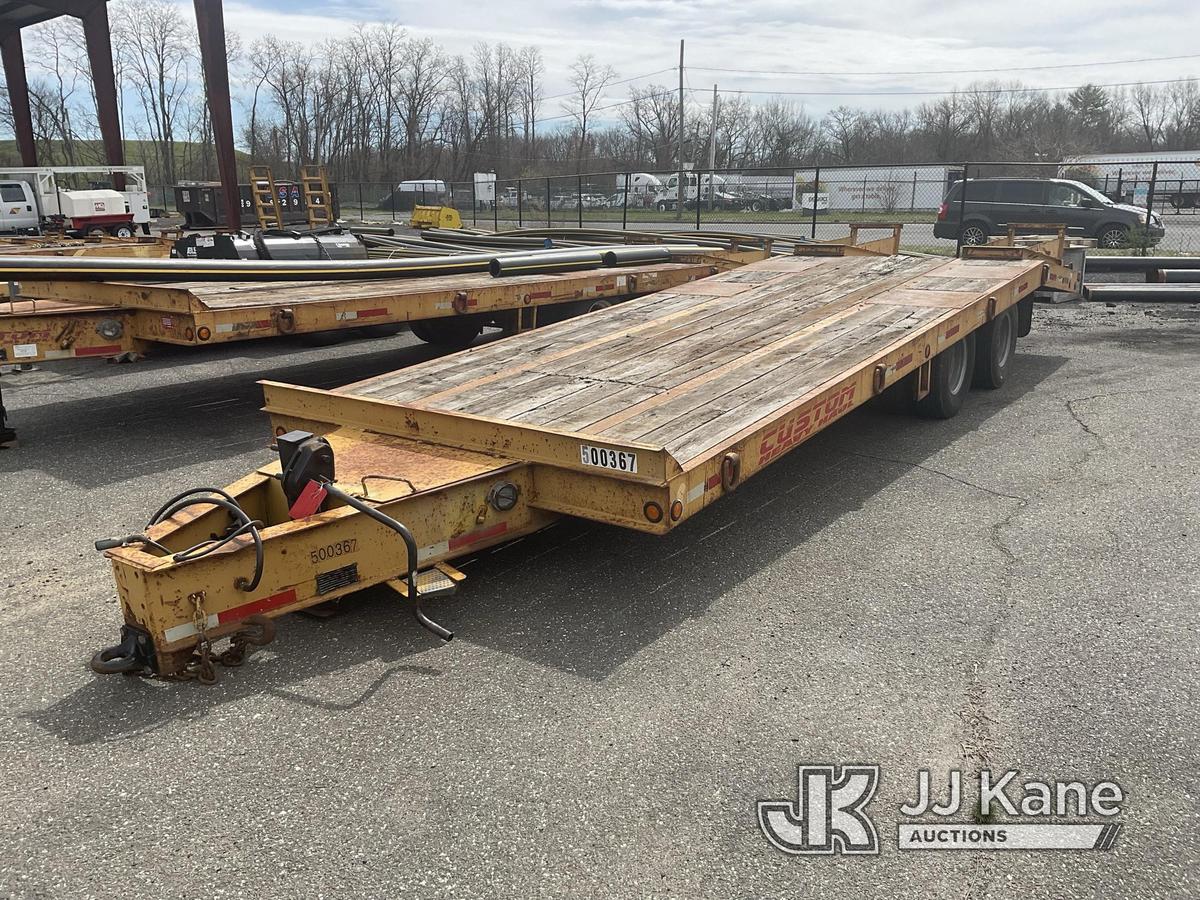 (Springfield, MA) 2013 Lucon Inc. Custom Heavy Haul 10T202ALP T/A Tagalong Equipment Trailer Bad Lan