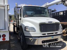 (Smock, PA) 2014 Freightliner M2 106 Flatbed Truck Not Running, Condition Unknown, Engine Disassembl