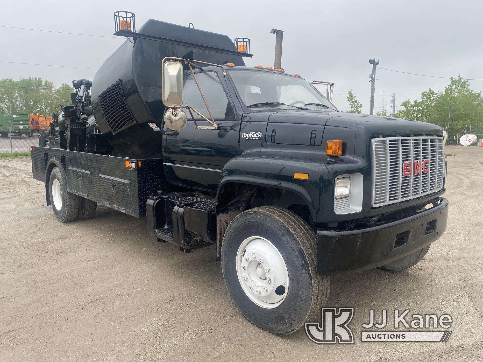 (University Park, IL) 1995 GMC C7500 Sewer Rodder Truck Runs, Moves) (Seller States: Rodder is Opera