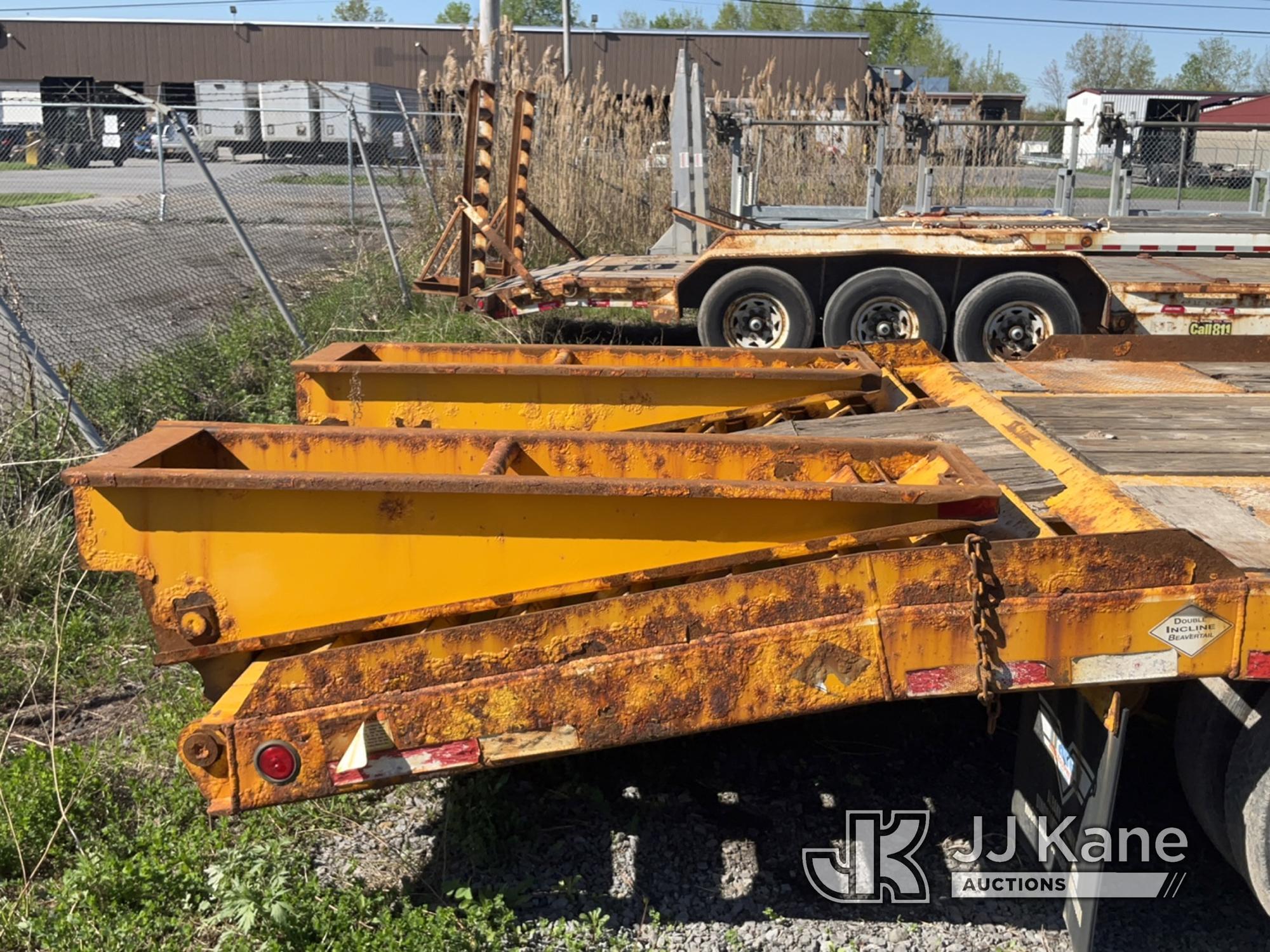 (Rome, NY) 2019 Felling FT-30-2 LP 15-Ton T/A Tagalong Equipment Trailer Brake Issues, Seller States