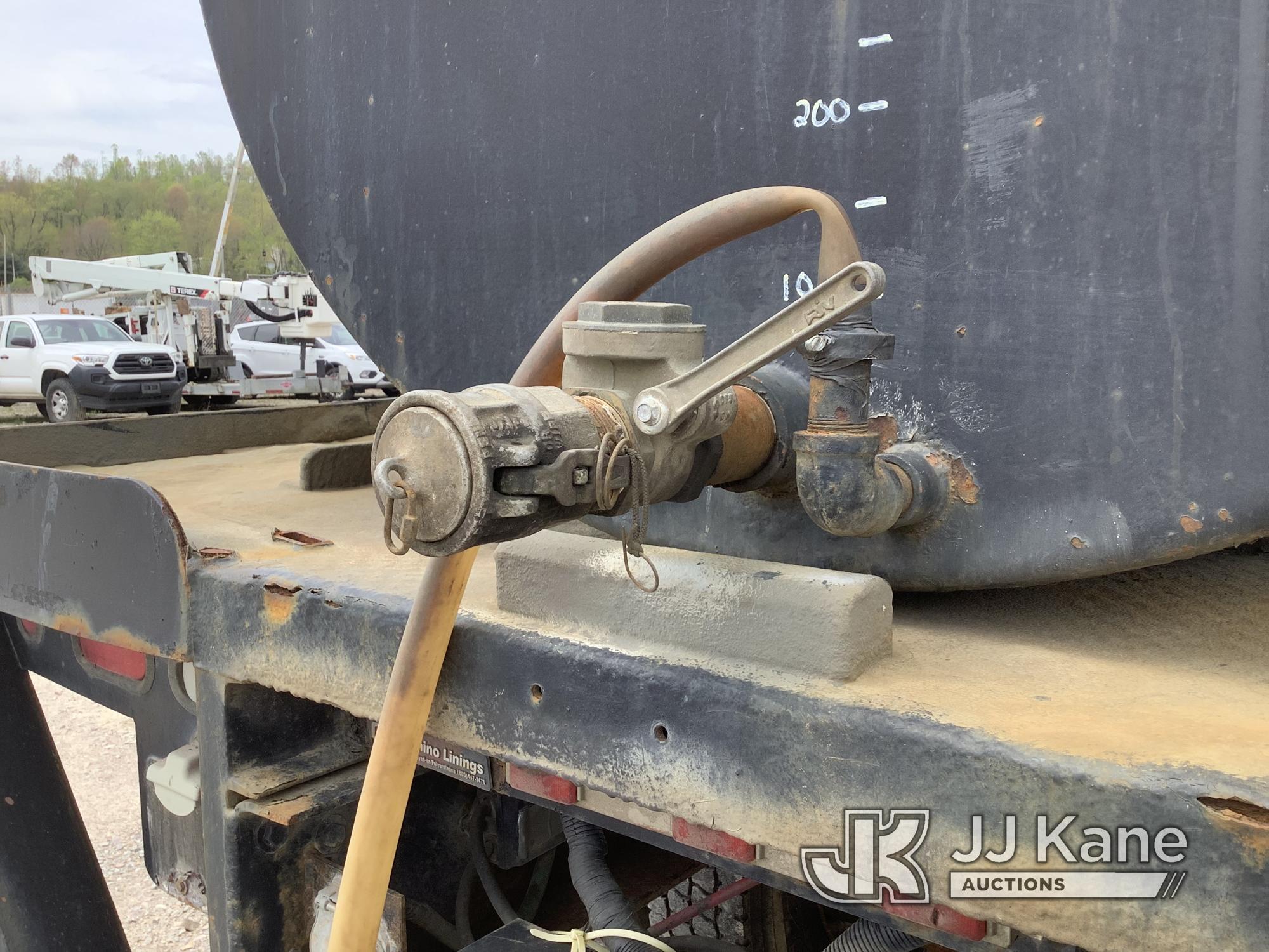 (Smock, PA) 1999 International 4800 4x4 Tank Truck Runs, Moves & PTO Operates, Rust Damage