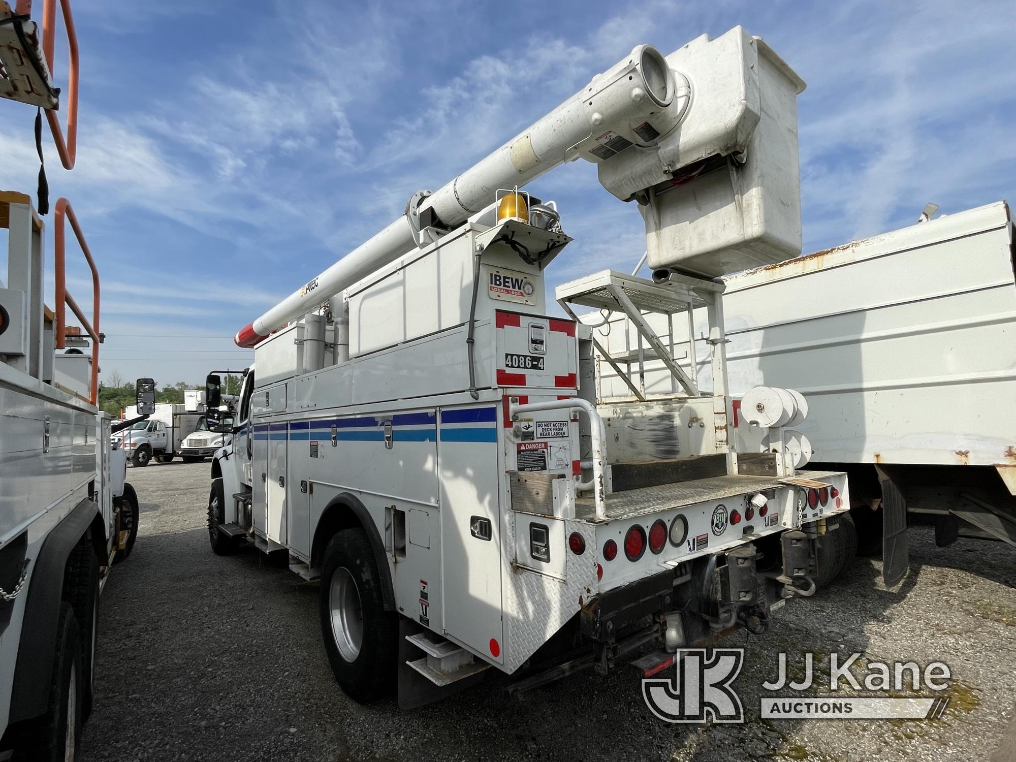 (Plymouth Meeting, PA) Altec LRV-55, Over-Center Bucket Truck center mounted on 2011 Freightliner M2