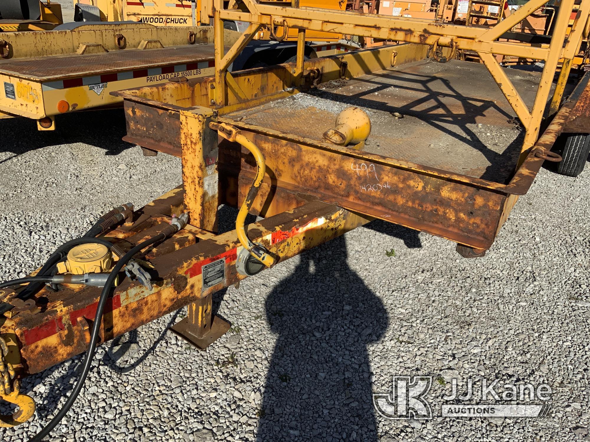 (Fort Wayne, IN) 2011 Butler LT-2023-WAR T/A Tagalong Equipment Trailer Rust Damage