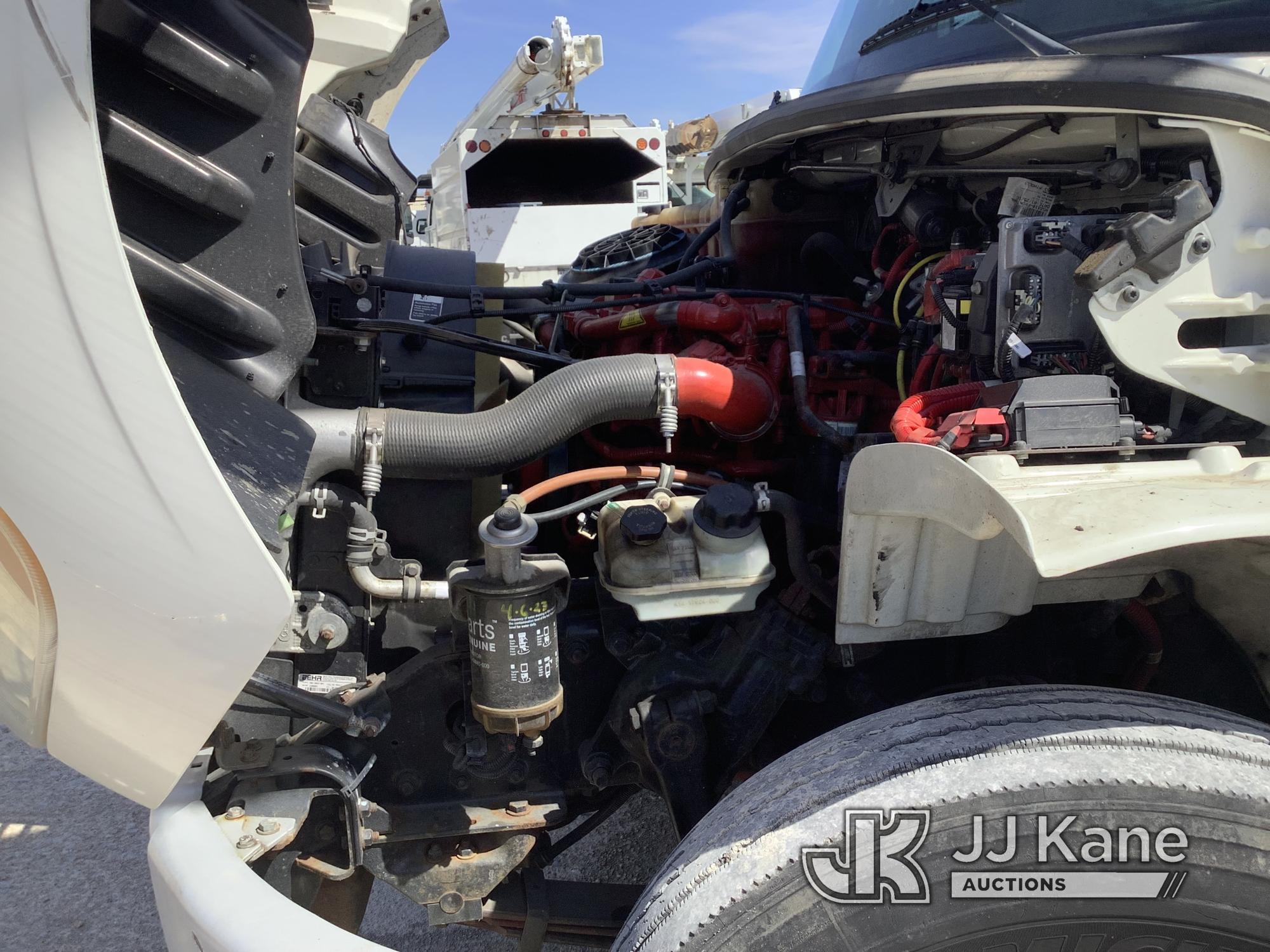 (Smock, PA) Altec DM47B-TR, Digger Derrick rear mounted on 2017 Freightliner M2 106 Utility Truck Ru