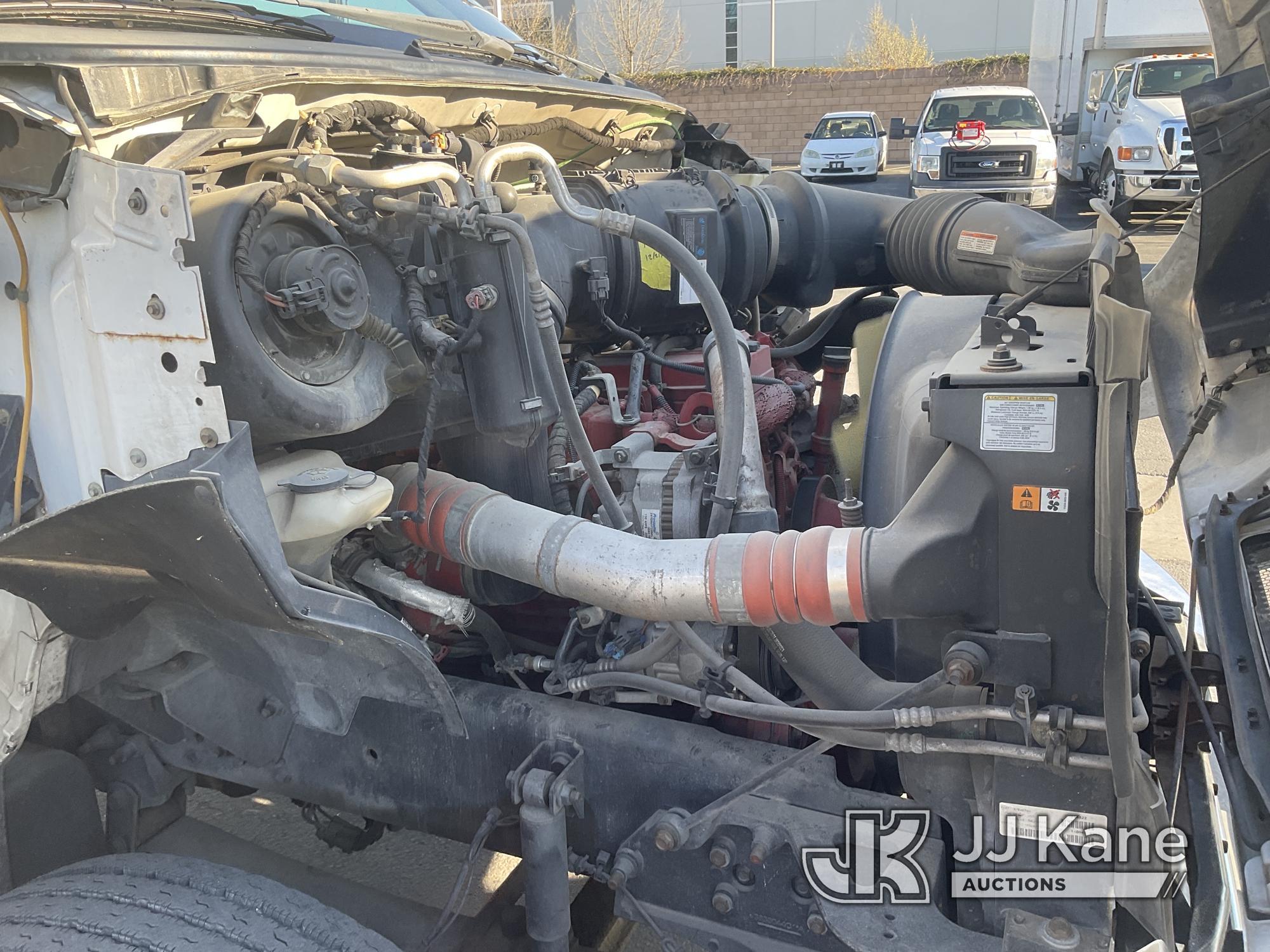 (Jurupa Valley, CA) 2010 Ford F650 Crew Cab Van Body Truck Must Be Registered Out Of State Due To CA