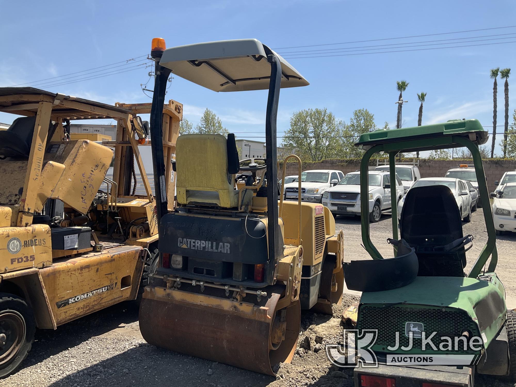 (Jurupa Valley, CA) Vibratory Roller Not Running, Missing Keys, True Hours Unknown