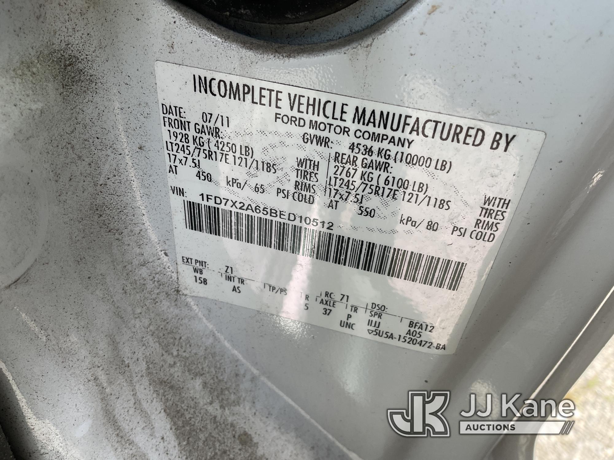 (Jurupa Valley, CA) 2011 Ford F-250 SD Extended Cab Pickup 2-DR Not Running