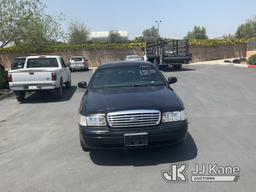 (Jurupa Valley, CA) 2010 Ford Crown Victoria Police Interceptor 4-Door Sedan Runs & Moves, Missing S