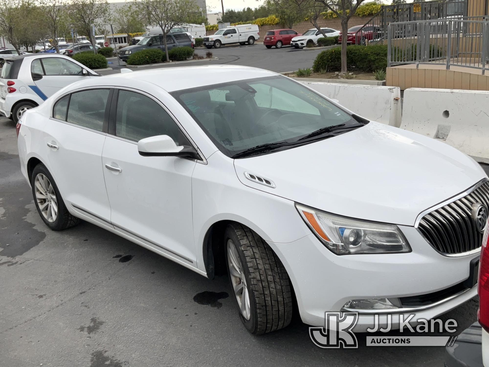 (Jurupa Valley, CA) 2016 Buick LaCrosse 4-Door Sedan Runs & Moves, Not Clearing Drive Cycle