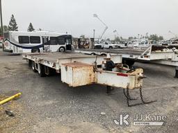 (Jurupa Valley, CA) 2001 ZIEMAN T/A Tagalong Flatbed Trailer Trailer Length: 24ft 4in, Trailer Width