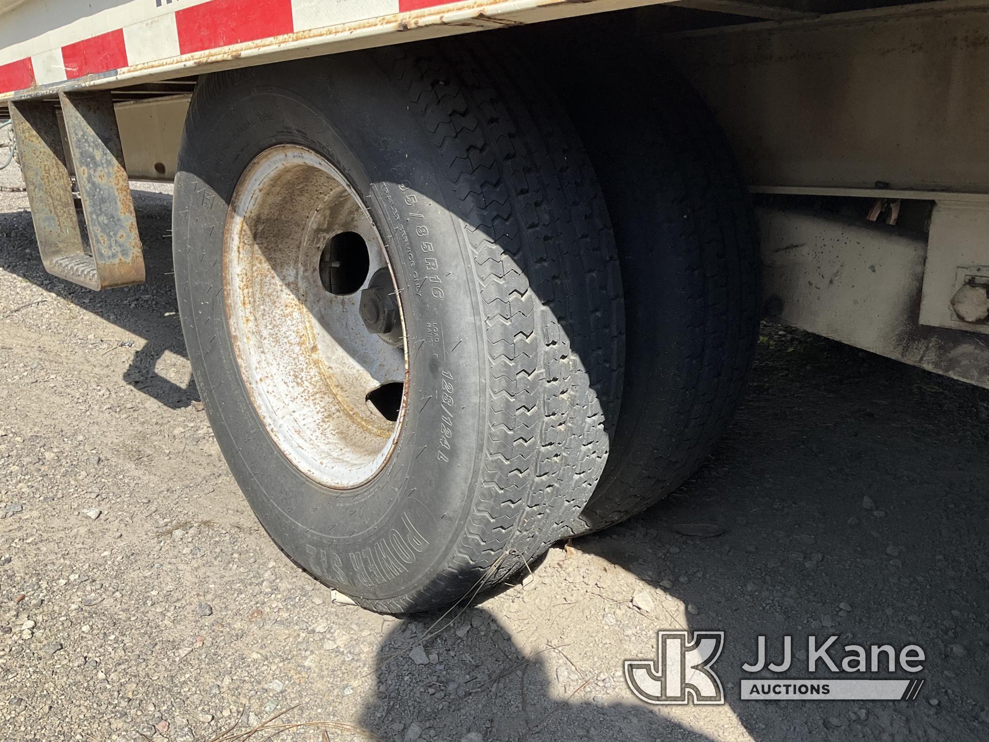 (Jurupa Valley, CA) 1998 Trail King TK24-2400 T/A Tagalong Equipment Trailer VIN Plate Is Damaged, T