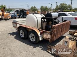 (Jurupa Valley, CA) 1994 Carson SU10 Pressure Washer Water Tank Trailer Not Running, Trailer Length: