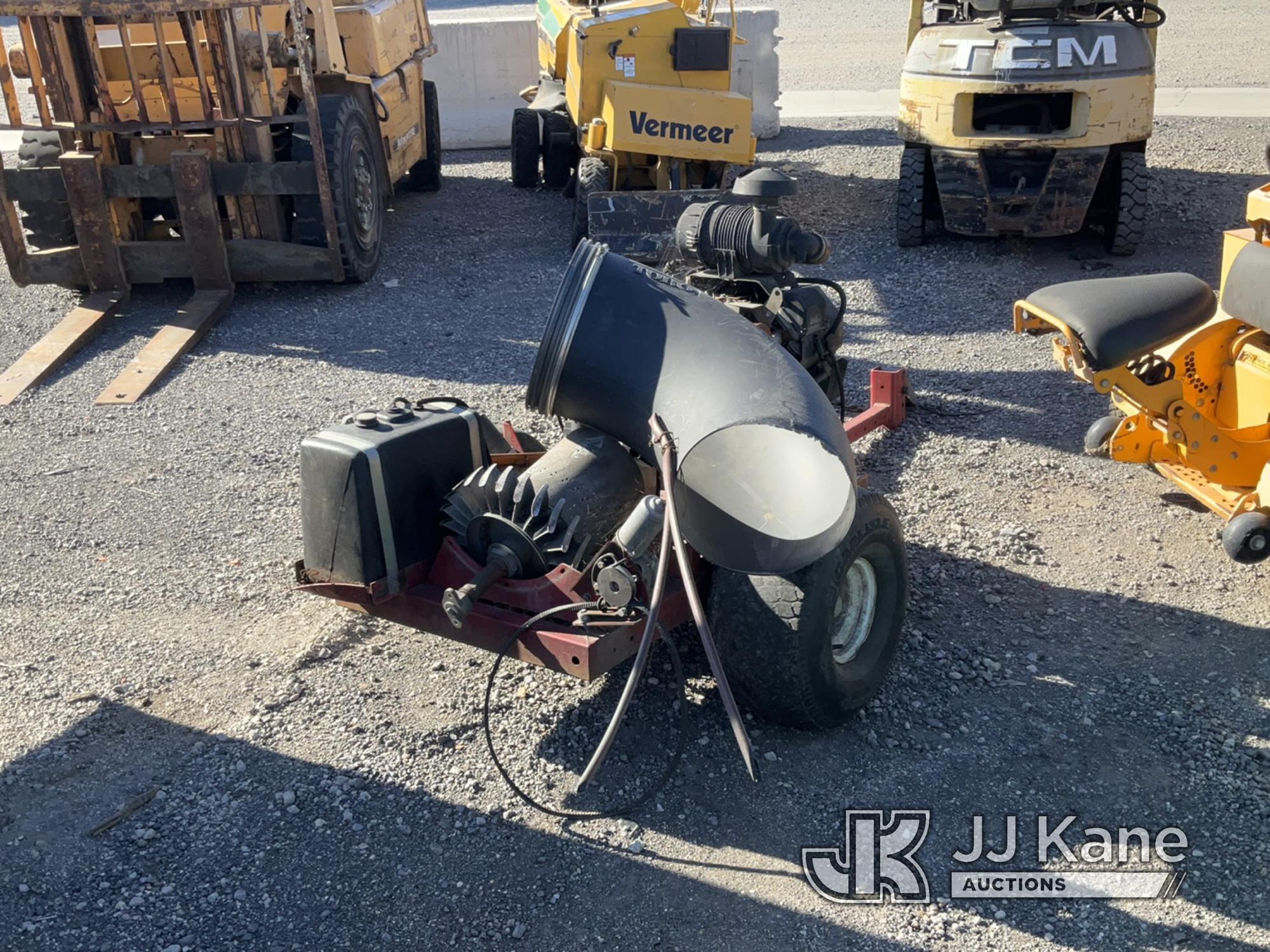 (Jurupa Valley, CA) Toro Blower Trailer Not Running , No key , Stripped Of Parts , Bad Tires