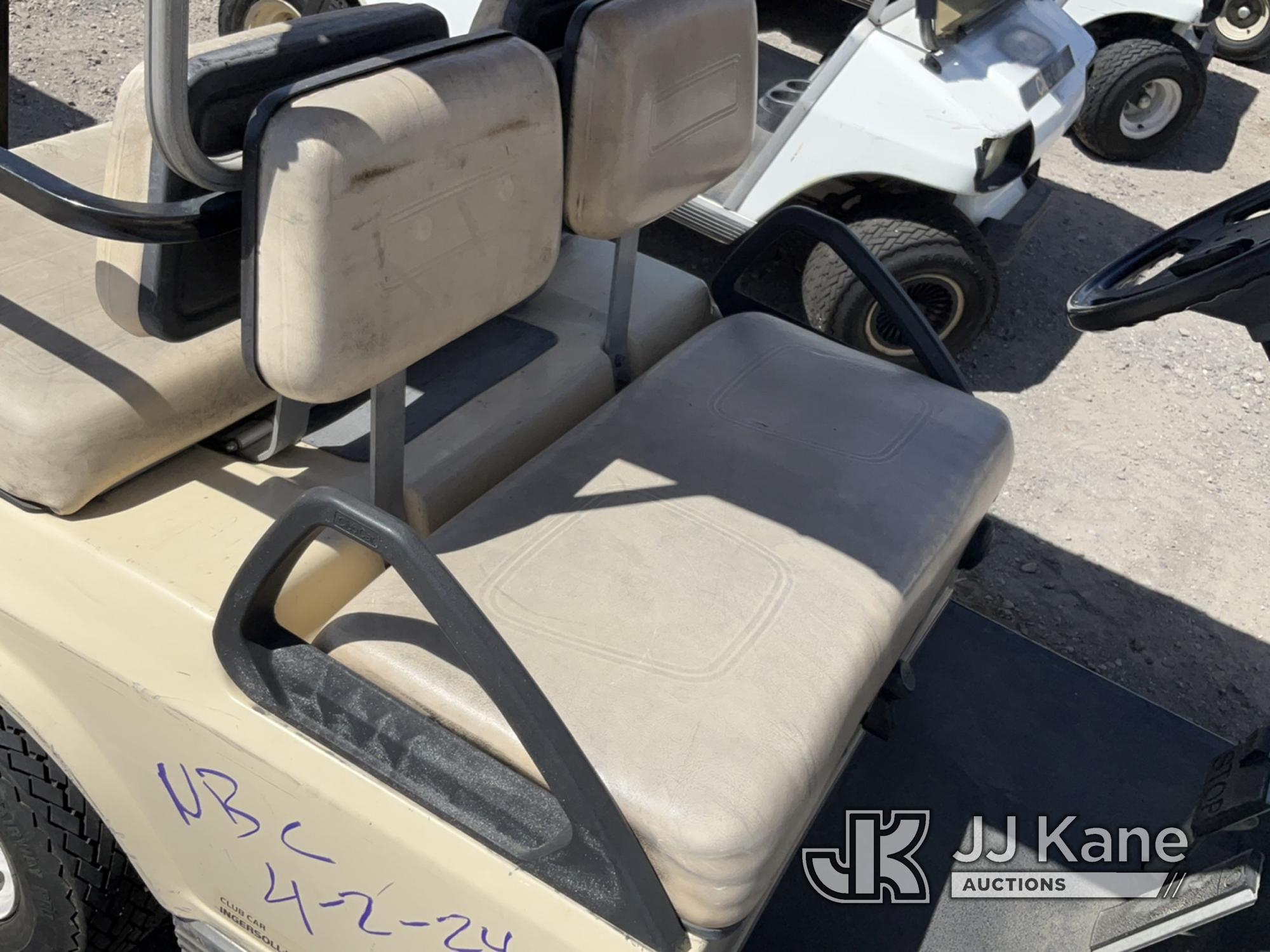 (Jurupa Valley, CA) 1998 Club Car Golf Cart Golf Cart Not Running , No Key , Missing Parts