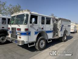 (Jurupa Valley, CA) 2005 Pierce Fire Truck 4X4 Pumper/Fire Truck Runs & Moves