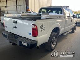 (Jurupa Valley, CA) 2012 Ford F250 4x4 Crew-Cab Pickup Truck Runs & Moves ABS Light Is On