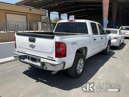 (Jurupa Valley, CA) 2009 Chevrolet Silverado Hybrid Crew-Cab Pickup Truck Runs & Moves, Has Check En