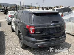 (Jurupa Valley, CA) 2017 Ford Explorer 4-Door Sport Utility Vehicle Not Running , No Key, Stripped O