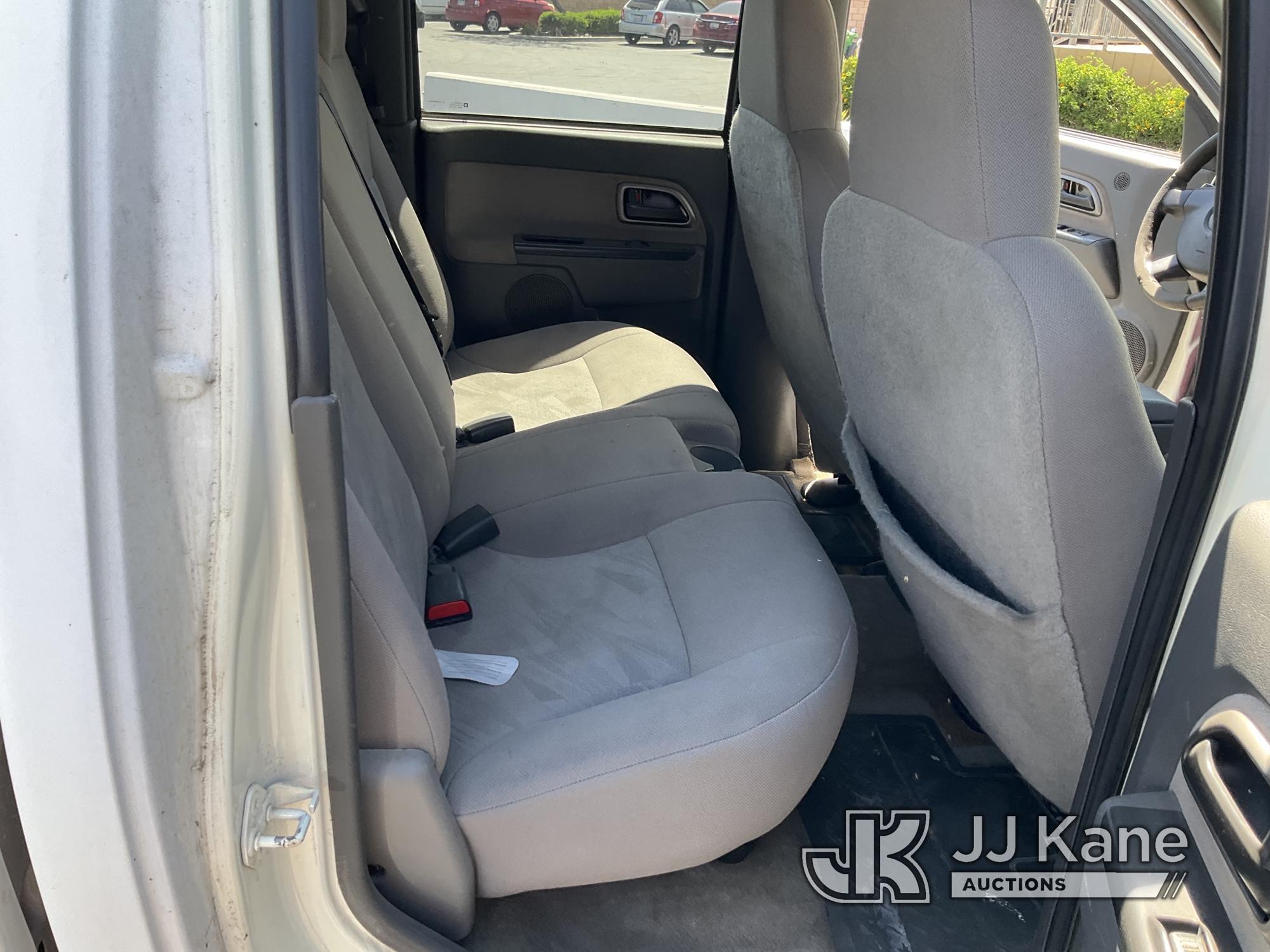 (Jurupa Valley, CA) 2005 Chevrolet Colorado 4x4 Crew-Cab Pickup Truck Runs & Moves, Check Engine Lig