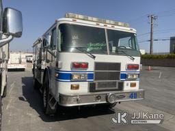 (Jurupa Valley, CA) 2005 Pierce Fire Truck 4X4 Pumper/Fire Truck Runs & Moves