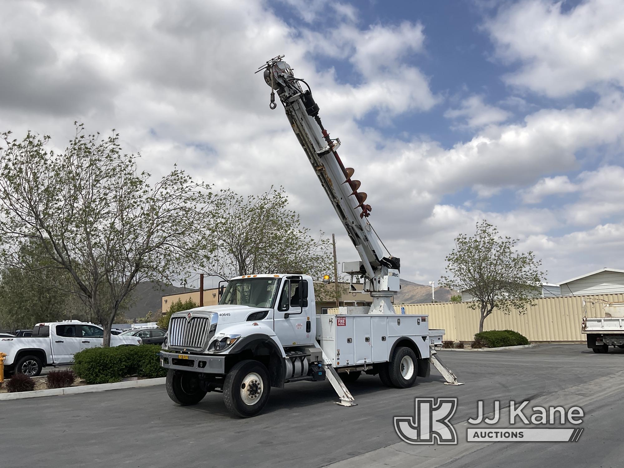 (Jurupa Valley, CA) Altec DC47-TR, , 2017 International 7300 4X4 Utility Truck, 6x6 Runs, Moves & Op