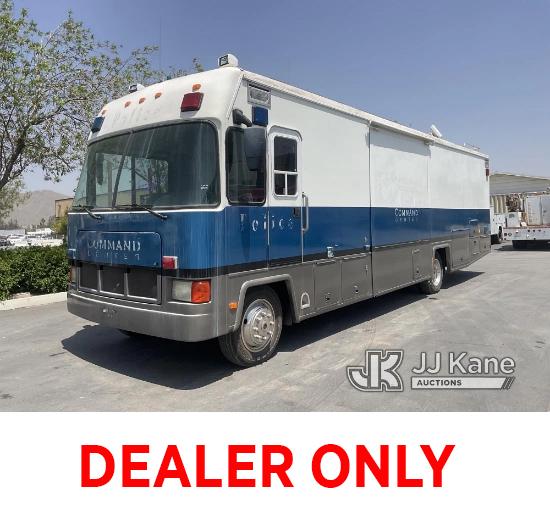 (Jurupa Valley, CA) 2003 Workhorse W22 Motorhome Runs & Moves, Will Not Pass Smog