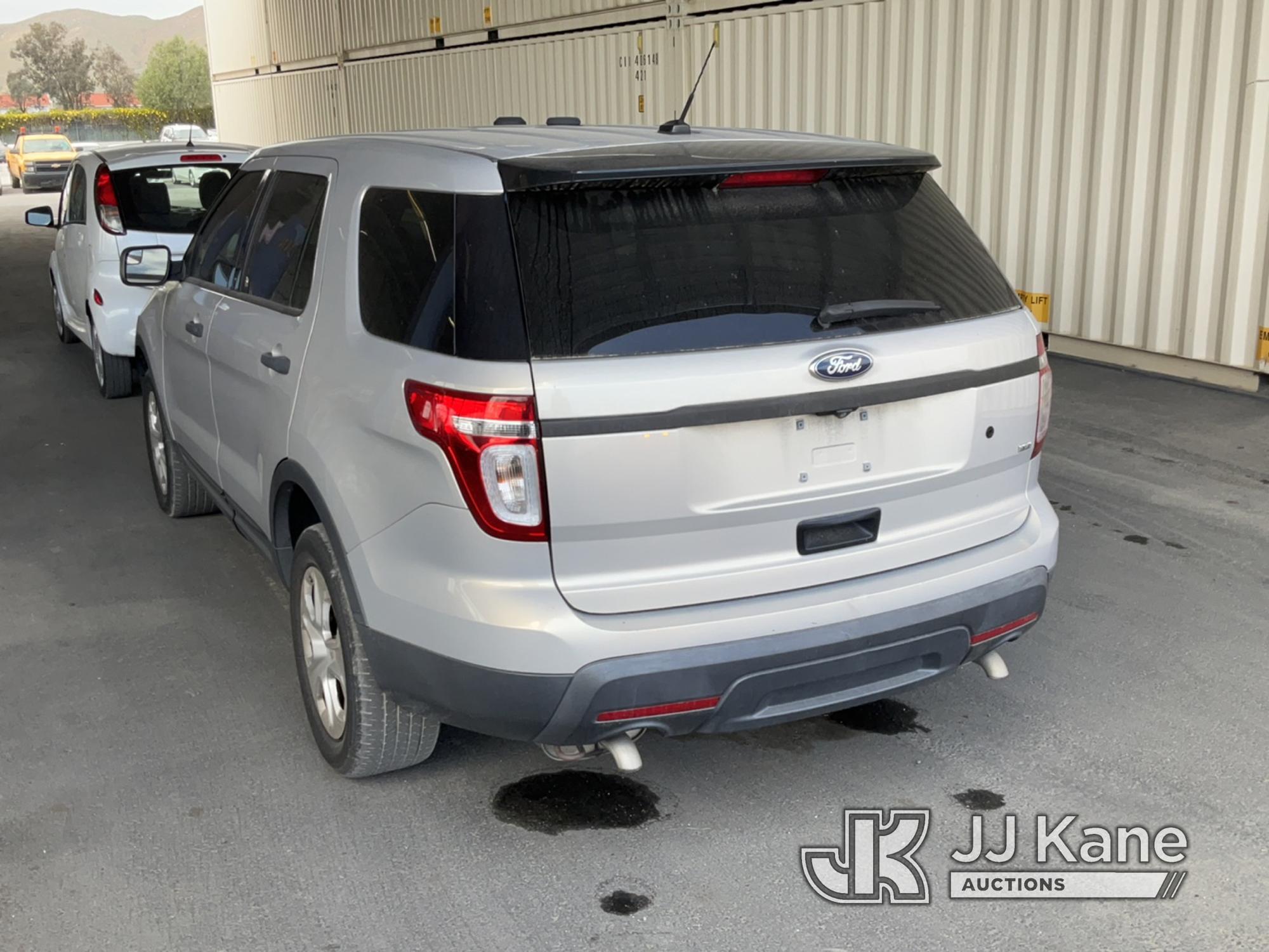 (Jurupa Valley, CA) 2015 Ford Explorer AWD Police Interceptor Sport Utility Vehicle Runs & Moves, Op