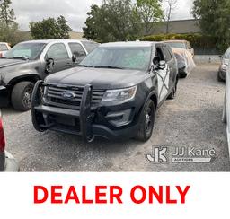 (Jurupa Valley, CA) 2016 Ford Explorer AWD Police Interceptor 4-Door Sport Utility Vehicle Starts, M