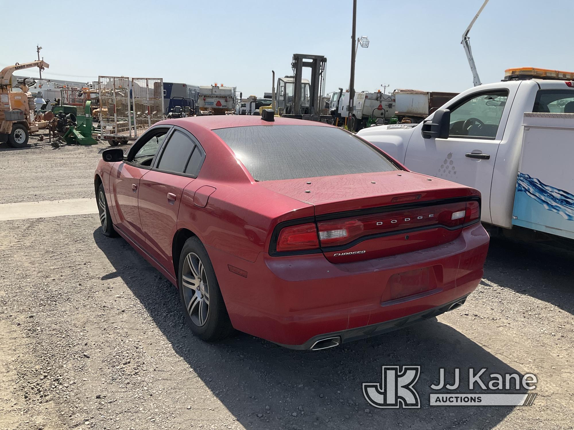 (Jurupa Valley, CA) 2012 Dodge Charger Police Package 4-Door Sedan Not Running, Interior Stripped Of