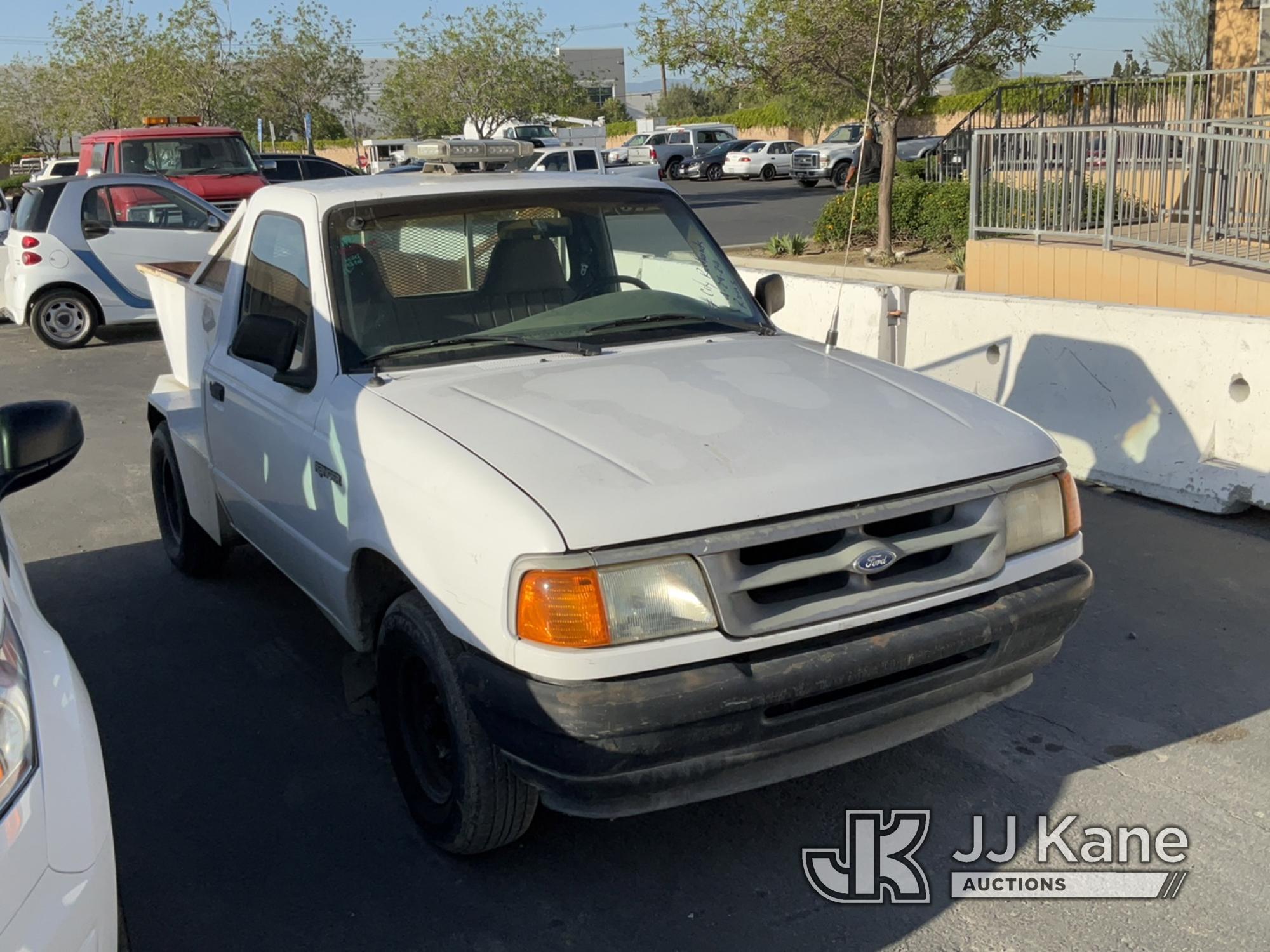 (Jurupa Valley, CA) 1997 Ford Ranger Regular Cab Pickup 2-DR Runs & Moves, Missing Driver Door