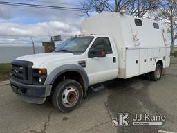 (Jurupa Valley, CA) 2008 Ford F450 Service Truck Runs & Moves, Out of State Buyer Only