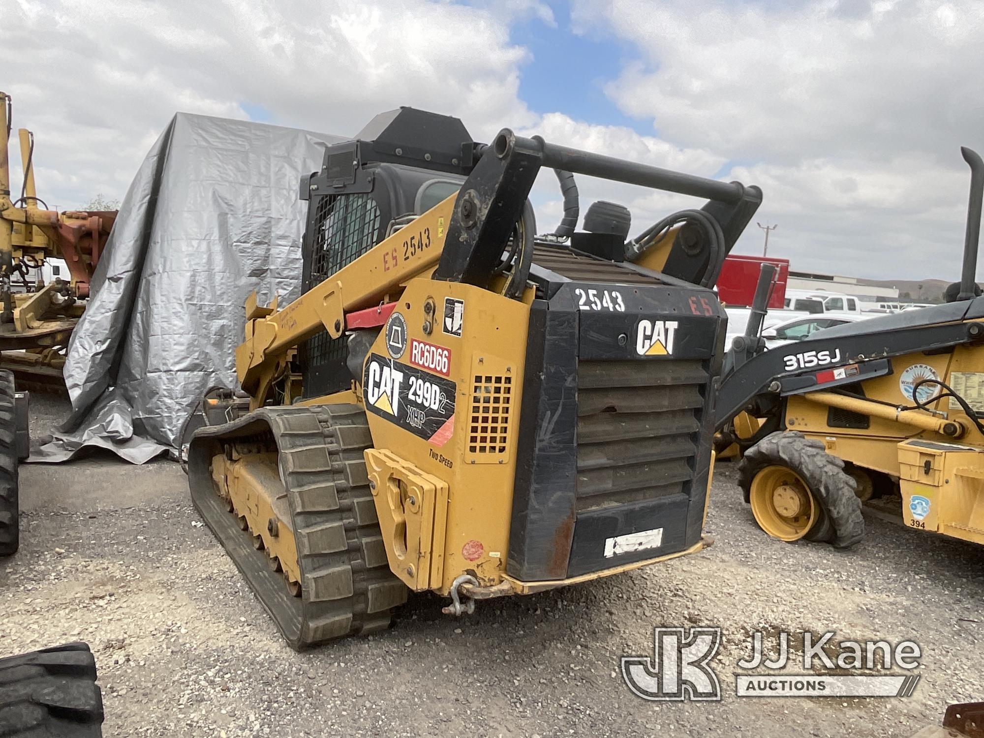 (Jurupa Valley, CA) 2016 Caterpillar 299D2 XHP Crawler Skid Steer Loader Runs Moves & Operates