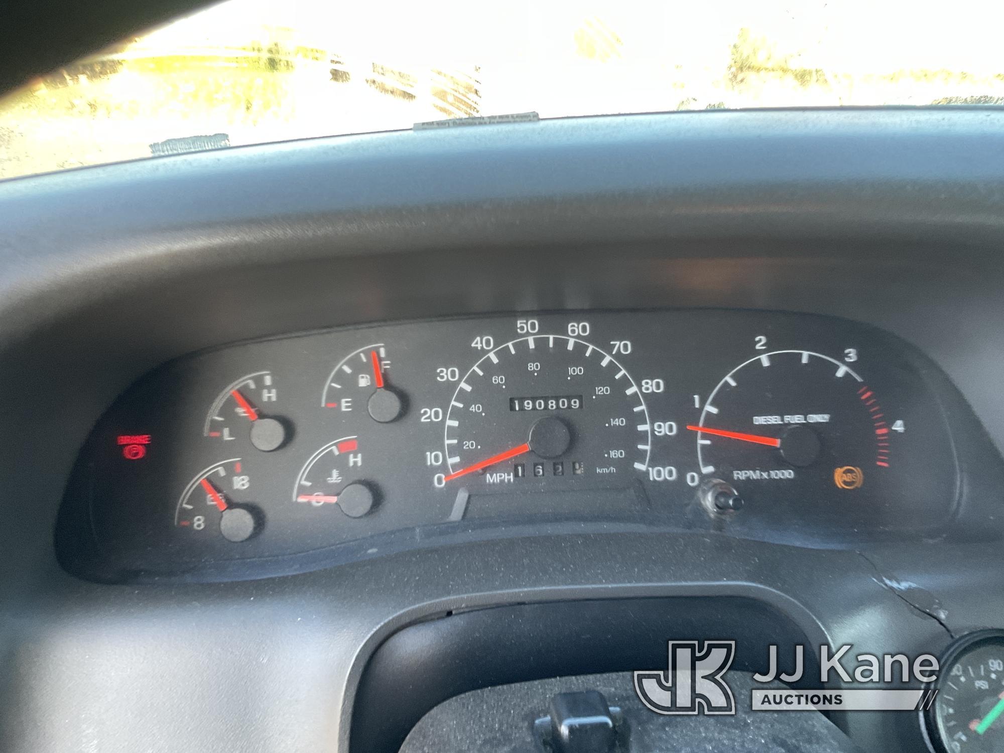 (Jurupa Valley, CA) 2007 Ford F650 Crew Cab Van Body Truck Runs & Moves (ABS Light On), Must Be Regi