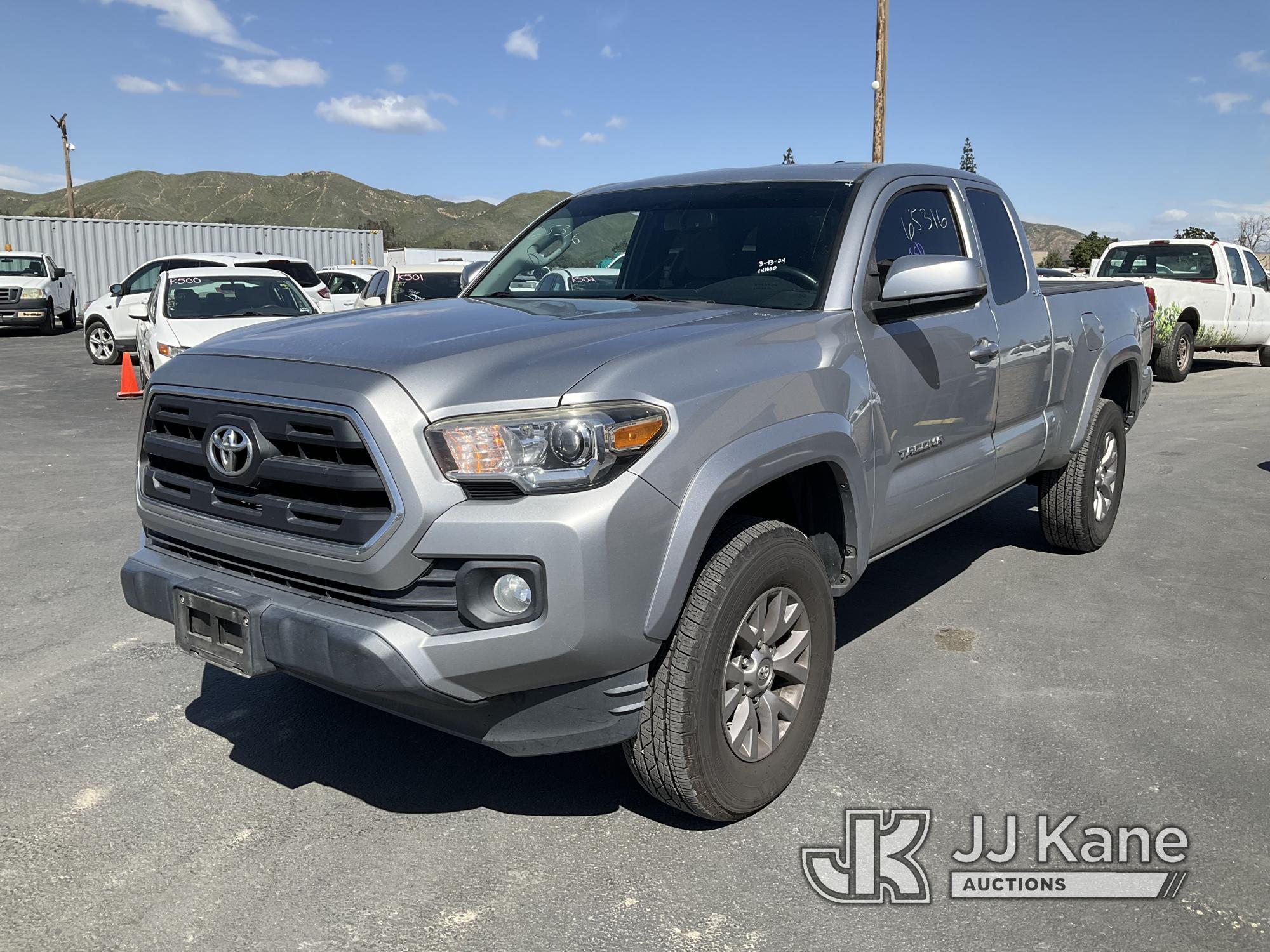 (Jurupa Valley, CA) 2017 Toyota Tacoma Extended-Cab Pickup Truck Runs & Moves