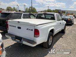 (Jurupa Valley, CA) 2002 Dodge Dakota Extended-Cab Pickup Truck Cranks Does Not Start, Has ABS Light