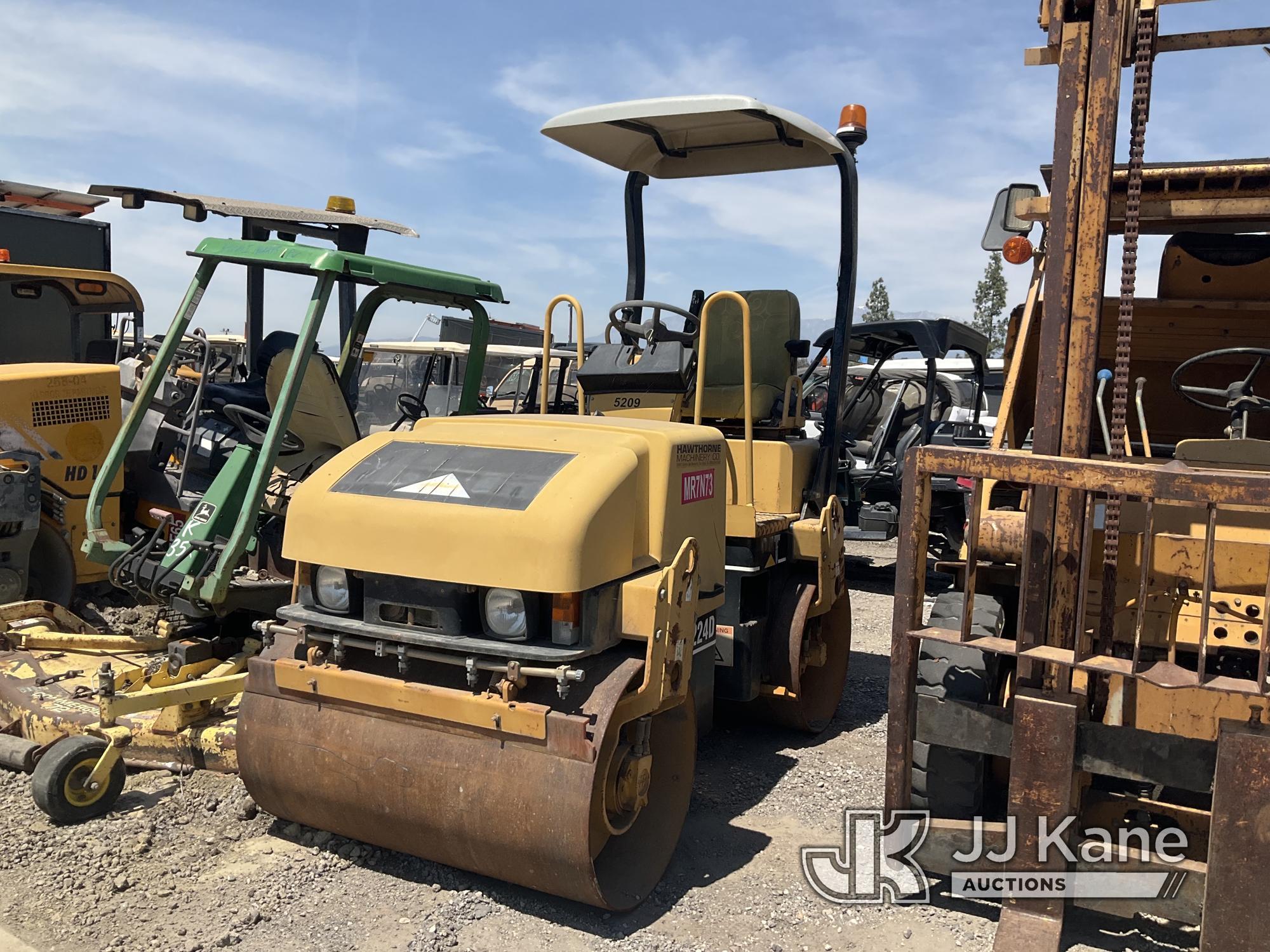 (Jurupa Valley, CA) Vibratory Roller Not Running, Missing Keys, True Hours Unknown