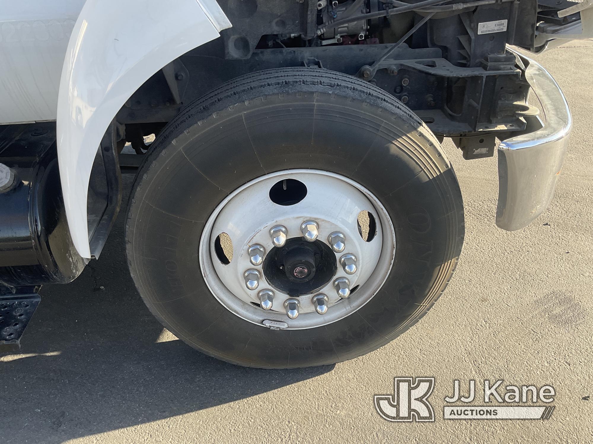 (Jurupa Valley, CA) 2010 Ford F650 Crew Cab Van Body Truck Must Be Registered Out Of State Due To CA