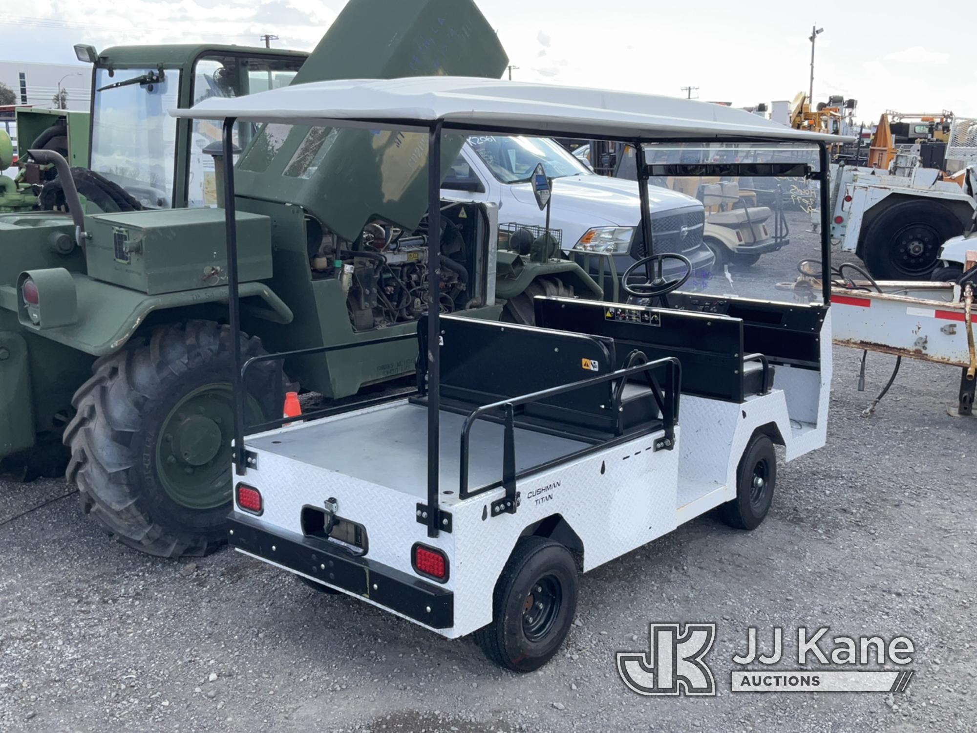 (Jurupa Valley, CA) 2015 Cushman Titan Golf Cart Not Running , No key, Missing Parts