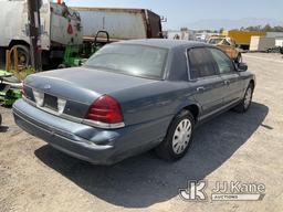 (Jurupa Valley, CA) 2008 Ford Crown Victoria 4-Door Sedan Starts With Jump, Missing Catalytic Conver