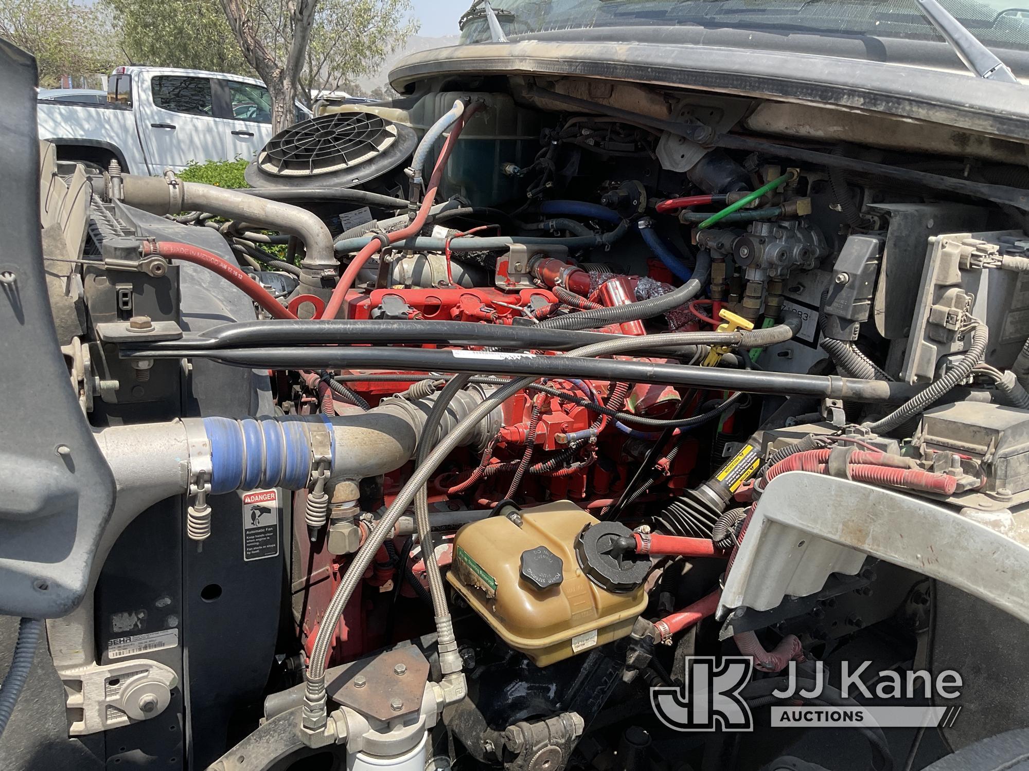 (Jurupa Valley, CA) 2011 Freightliner M2 106 Street Sweeper Runs & Moves, Engine Runs Rough With Whi