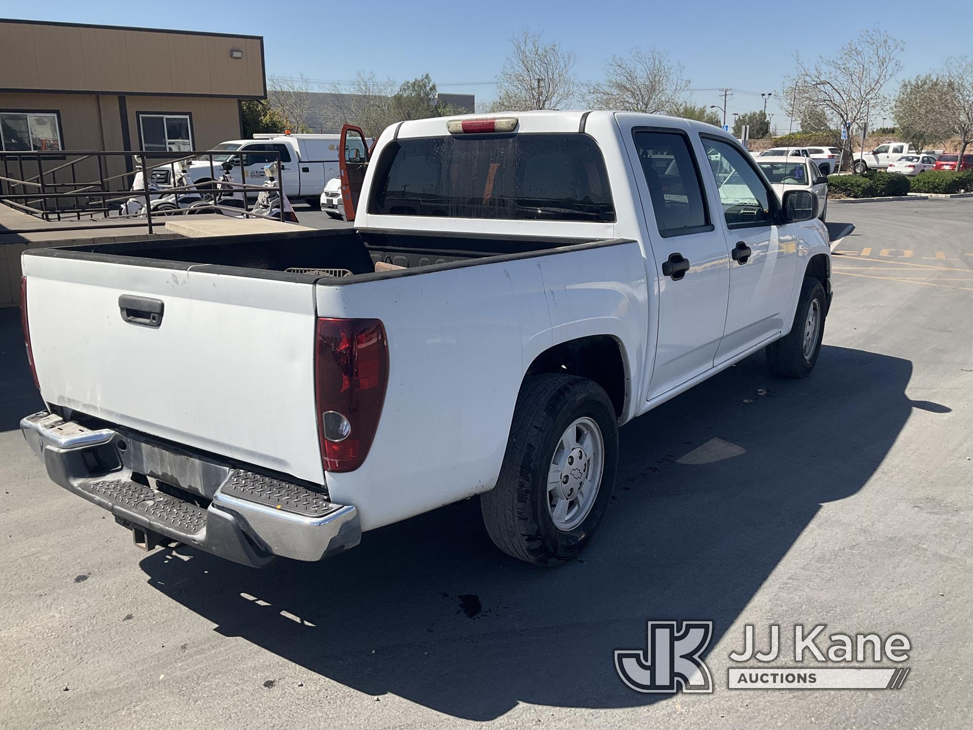 (Jurupa Valley, CA) 2005 Chevrolet Colorado Crew-Cab Pickup Truck Runs & Moves, Air Bag Light Is On