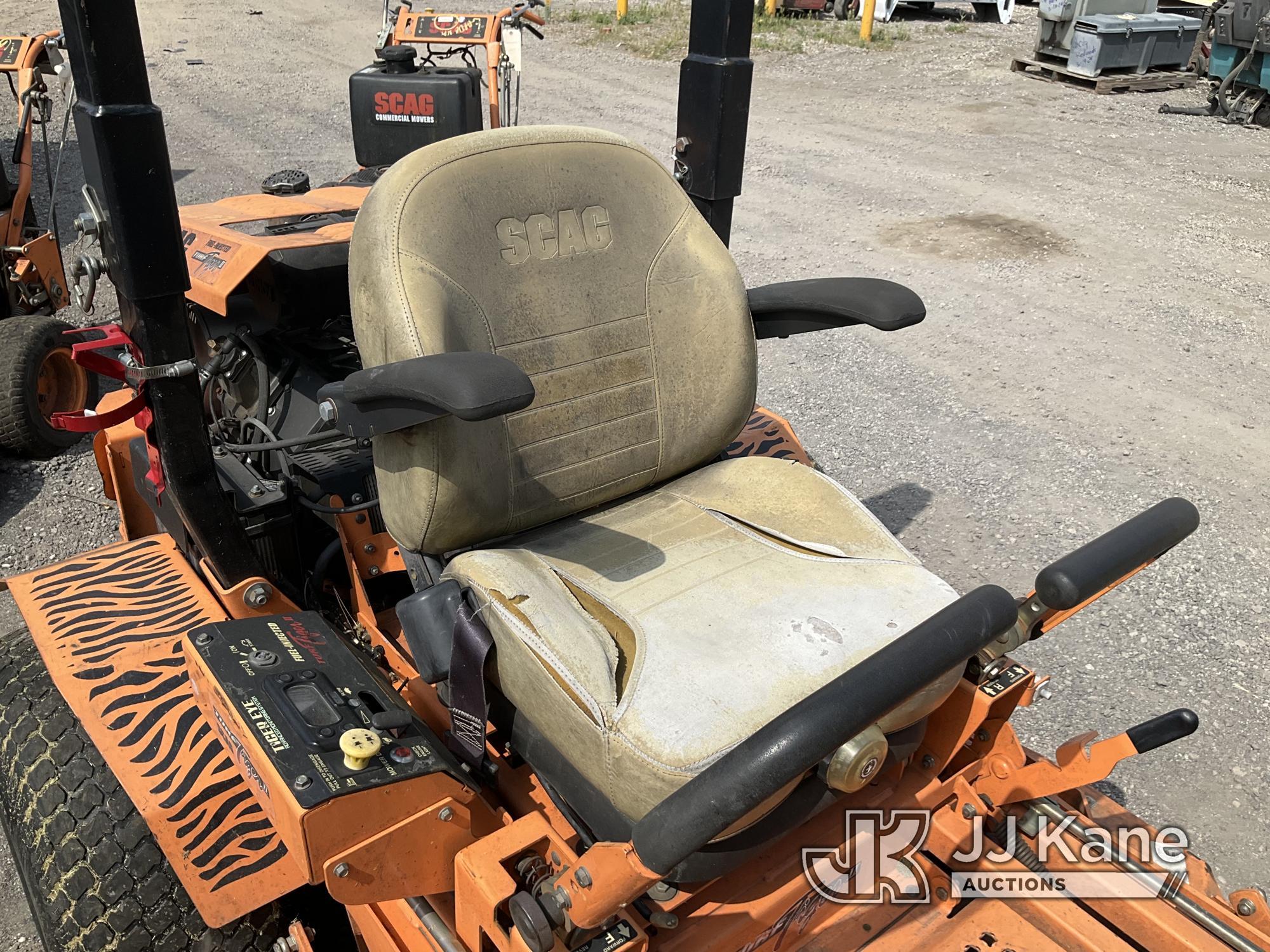 (Jurupa Valley, CA) Scag Turf Tiger 2 Zero Turn Riding Mower Not Running, True Hours Unknown