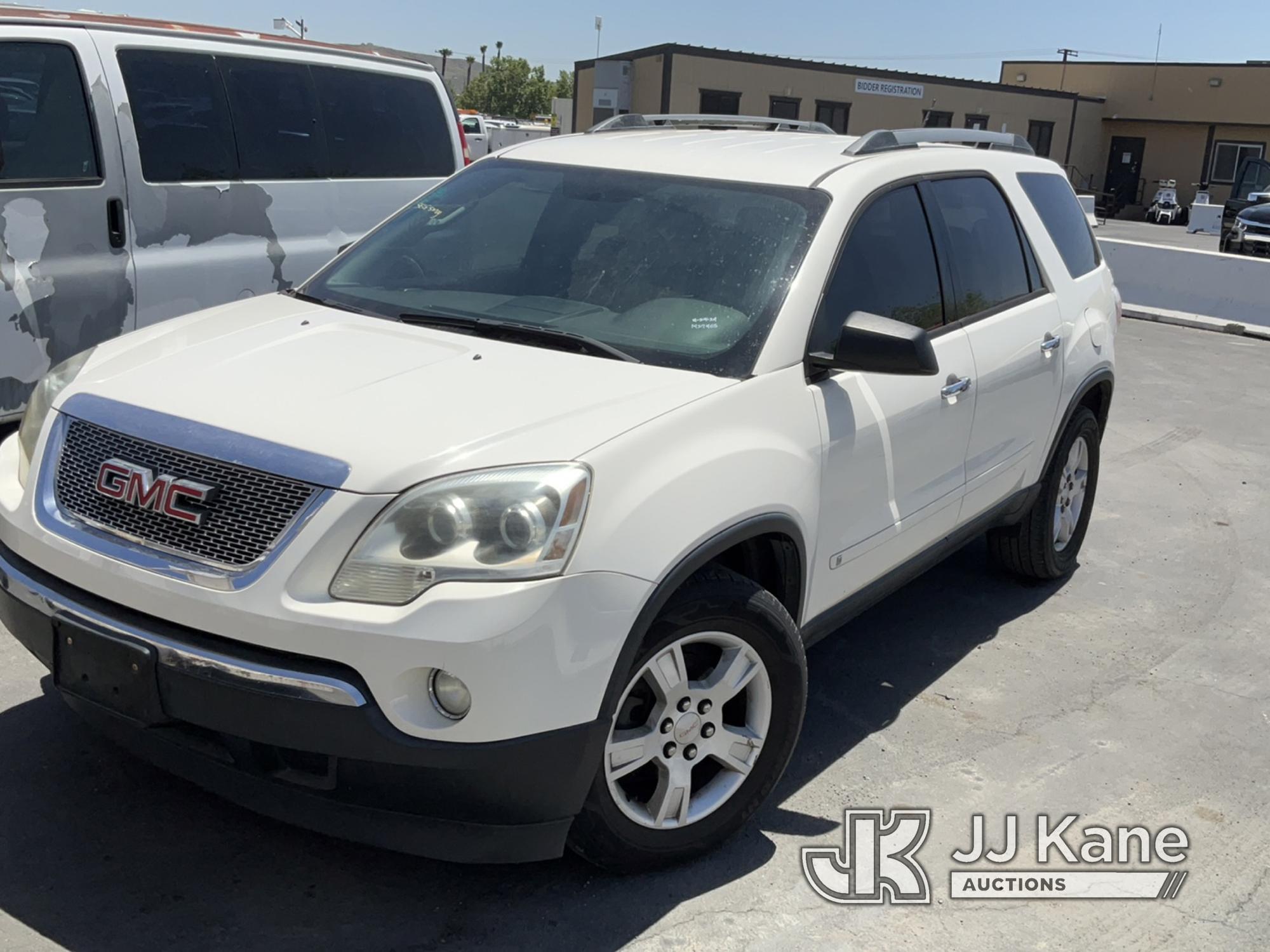 (Jurupa Valley, CA) 2010 GMC Acadia 4-Door Sport Utility Vehicle Runs & Moves