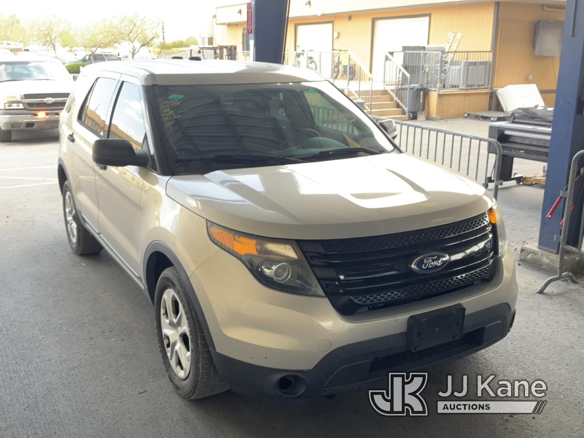 (Jurupa Valley, CA) 2015 Ford Explorer AWD Police Interceptor Sport Utility Vehicle Runs & Moves, Op