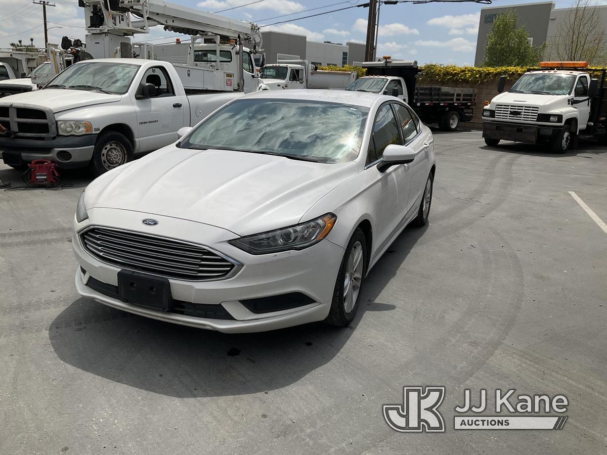 (Jurupa Valley, CA) 2018 Ford Fusion 4-Door Sedan Runs & Moves