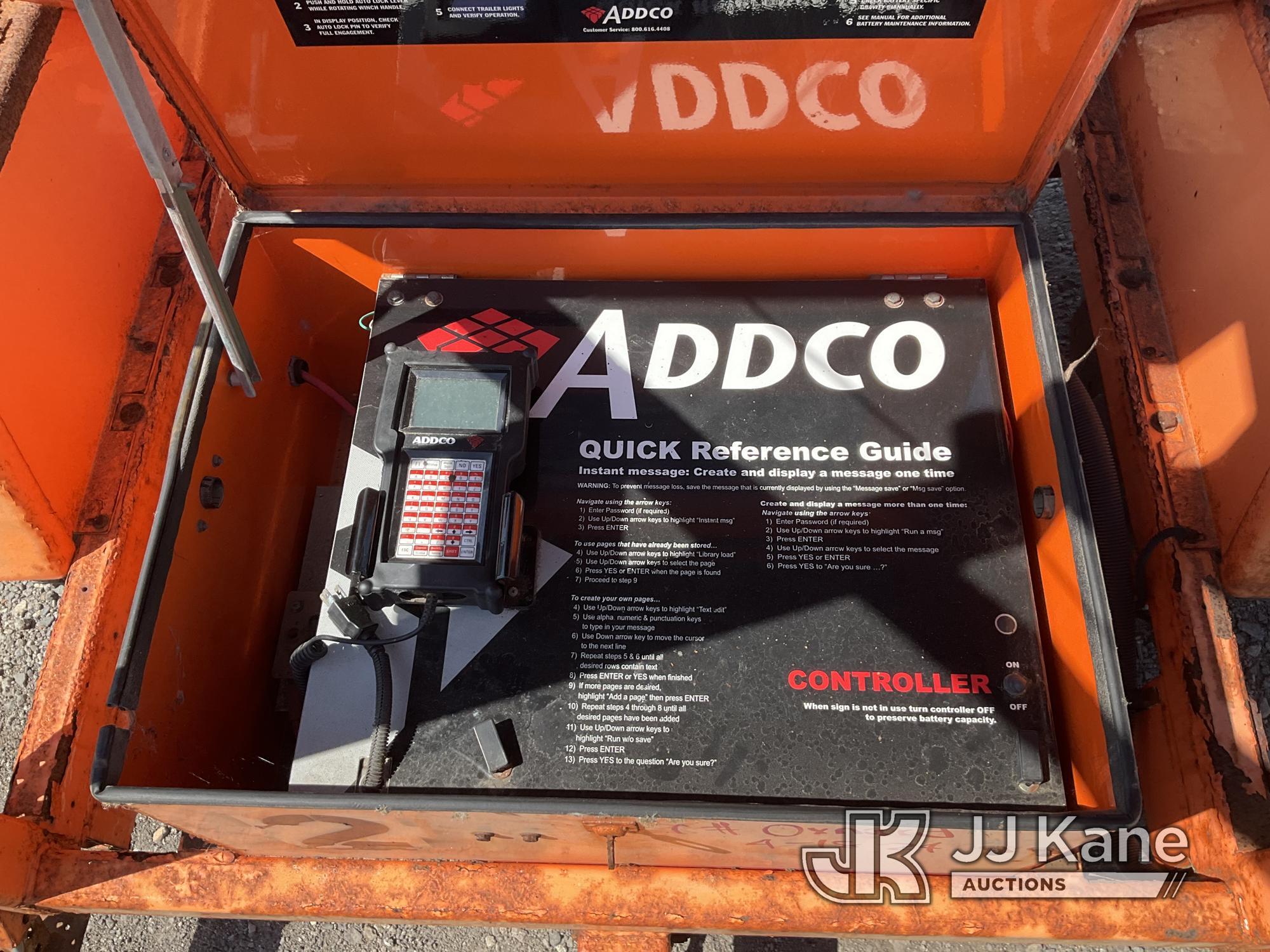 (Jurupa Valley, CA) 2010 Addco MAG6X2 Sign Board MAG6X2 Portable Message Board Application For Speci