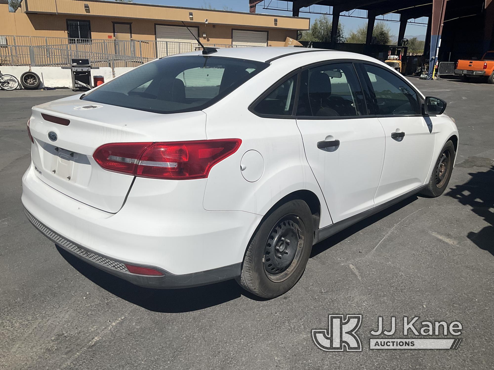 (Jurupa Valley, CA) 2016 Ford Focus 4-Door Sedan Runs & Moves, Check Engine Light On