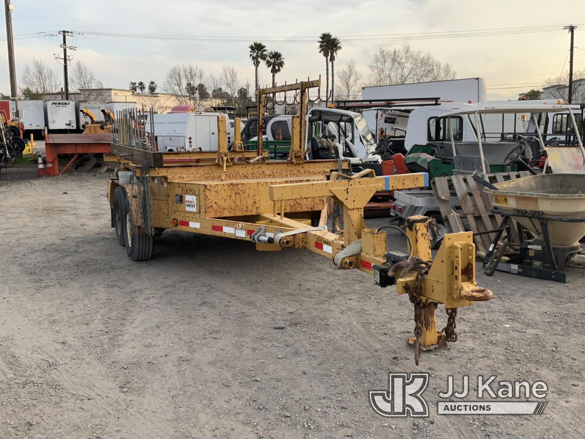 (Jurupa Valley, CA) 2001 Butler BP600S Pole Trailer Bill of Sale Only, Trailer Length: 9ft 3in, Trai