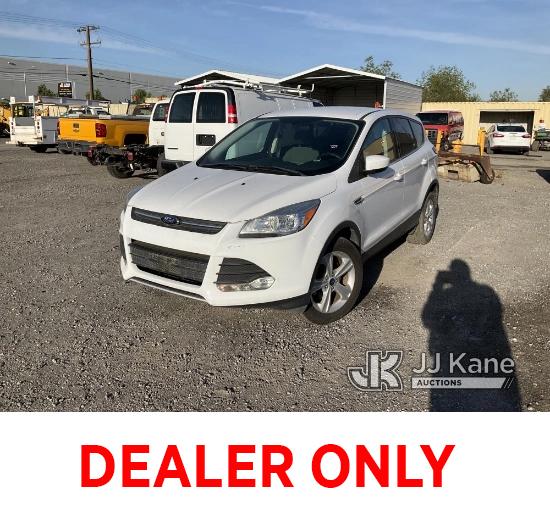 (Jurupa Valley, CA) 2014 Ford Escape AWD Sport Utility Vehicle Not Running, Has Check Engine Light O